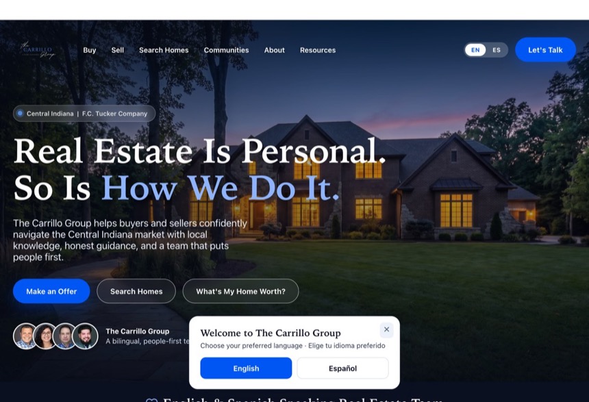 The Carrillo Group website