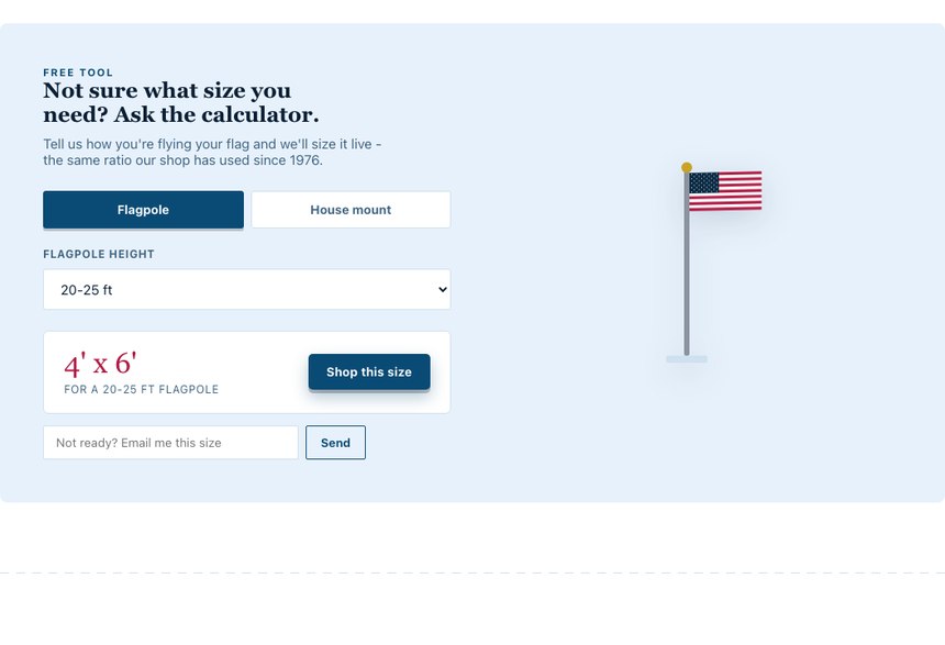 Flag & Banner Co. website