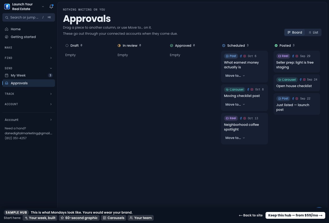 Approvals &mdash; the only part that is yours